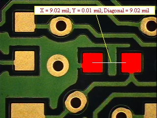 Marker to Marker Measurements between centroid of a thresholded object