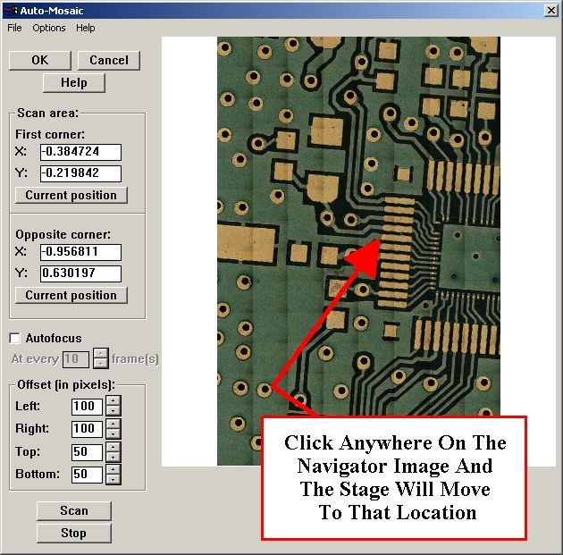 AutoMosaic Navigation