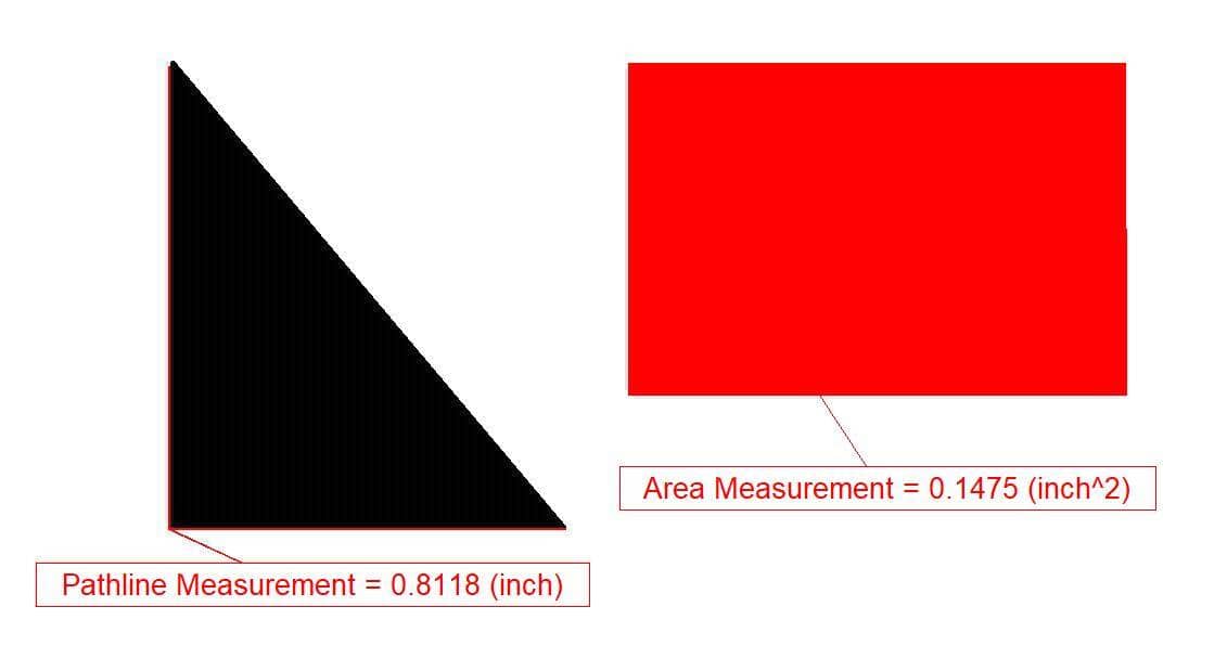 Area and Pathline measurement examples