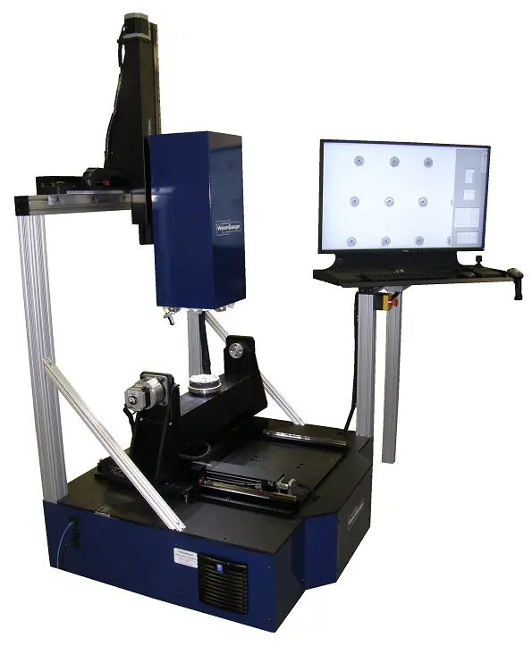 a machine that has the word visiongauge on it