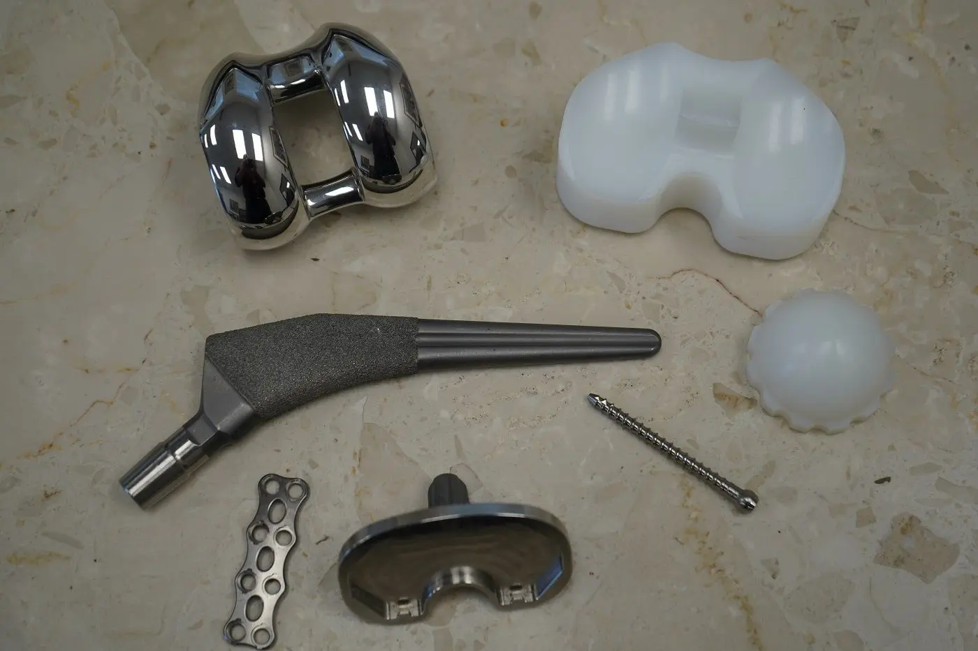 Precision-made pieces that passed orthopedic implant inspection