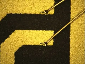 wires attached to a printed circuit board