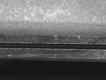a part that is front illuminated that requires a height measurement