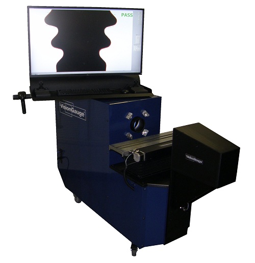 500-Series VisionGauge® Digital Optical Comparator Horizontal Configuration