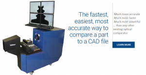 500 Series VisionGauge® Digital Optical Comparators are the fastest, easiest, more accurate way to compare a CAD drawing to its part.