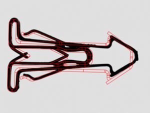 Automotive Fastener Viewed at 20X Magnification on VisionGauge® Digital Optical Comparator