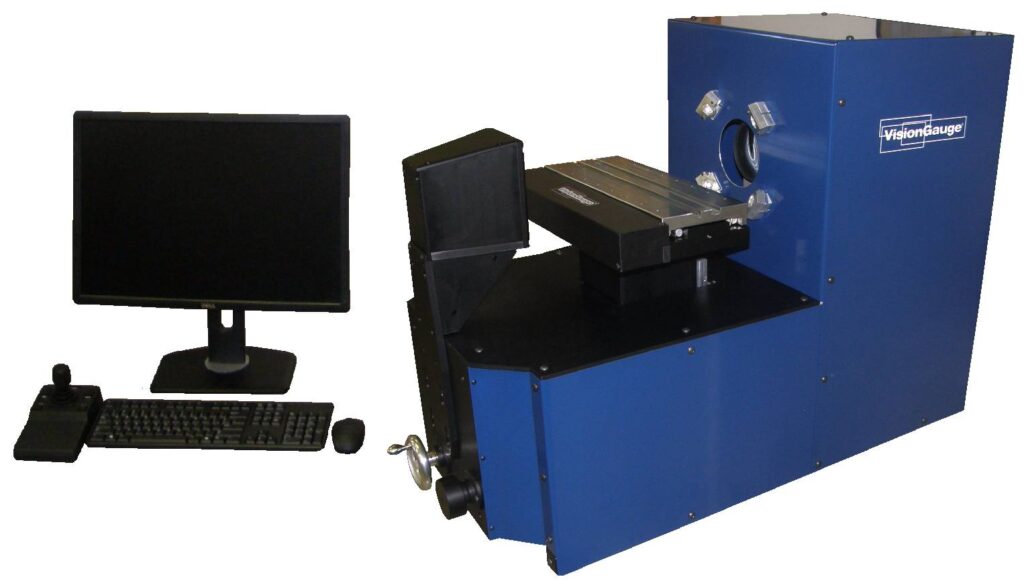 400 Series Horizontal Desktop Digital Optical Comparator with monitor