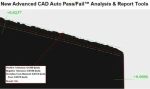 New Advanced CAD Auto-Pass/Fail Analysis & Report Tools