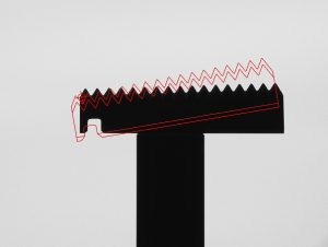 Overlay before CAD Auto-Alignment on a VisionGauge Digital Optical Comparator