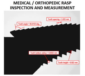Medical / Orthopedic Rasps Inspection and Measurement - Featured Content January 2021