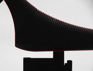 Orthopedic forging inspection on a VisionGauge Digital Optical Comparator