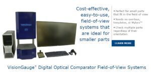 VisionGauge Digital Optical Comparator 300 Series