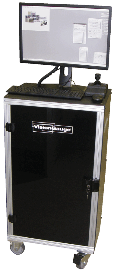 VG-StandAlone-Inspection-and-Measurement-System-Cabinet The mobile cabinet containing controls, user interface and I/O connections for the system