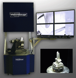 The 700 Series VisionGauge Digital Optical Comparator is a 5-axis inspection and measurement system that is ideal for parts with complex geometries such as aircraft engine turbine blade