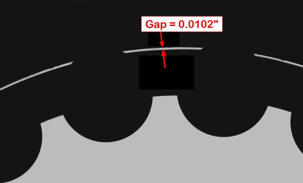 Bearing gap measurements