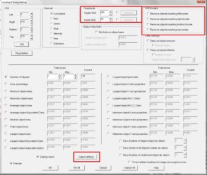 Hole array counting & sizing configuration