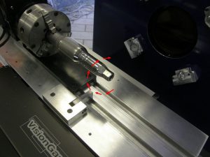 Rotary stage and workholding for turnkey runout measurement application.
