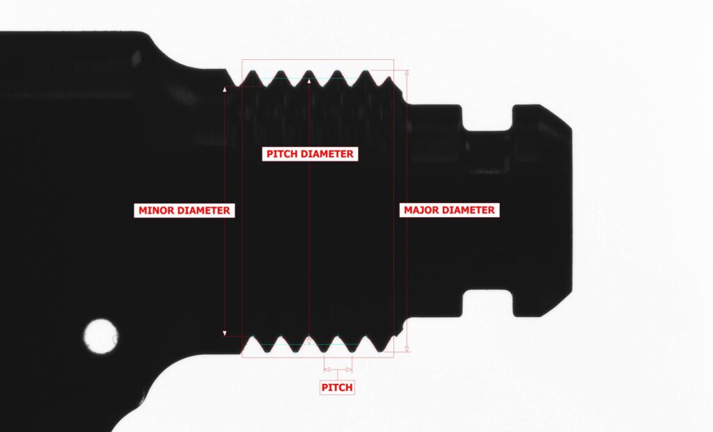 Thread measurements with VisionGauge®