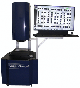 VisionGauge Digital Optical Comparator system in Vertical configuration
